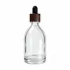 Garrafas de Álcool, Garrafas para Óleos Essenciais, Frascos com Conta-Gotas, Frascos Dispensadores de Líquido de Essência, Frascos Dispensadores de Óleo Essencial de 30ml, 50ml, 120ml em Estoque do Fabricante