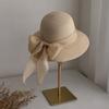 Chapéu de Pescador Tecido Flor Menta Mambo Feminino para Férias na Praia Aba Larga Proteção Solar Chapéu de Palha Dobrável Chapéu de Proteção Solar