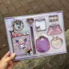 Nuevo Set de Cuadernos Labubu Sanrio Caja de Regalo Peine Espejo Insignia Pegatinas Juguete Planificador Caja de Regalo Mayoreo