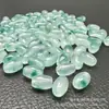 Hielo alto esmeralda hielo flotante cuentas de arroz cuentas sueltas venta al por mayor 6mm * 9mm cuentas de camino pequeñas accesorios para joyería diy