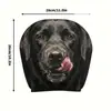 Funda de reposacabezas de coche de dibujos animados linda, funda de cojín de coche de animales, funda de almohada para cuello de coche suave