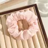 Goma para el pelo scrunchie de encaje floral pequeño estilo coreano banda elástica para el pelo tipo intestino grueso cuerda para el pelo con lazo banda elástica accesorios para el pelo de puesto callejero