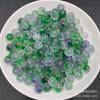 Jade cuarzo roca Jade flotante púrpura verde flor cuentas sueltas flor flotante Jade con cuentas accesorios de bricolaje pulsera collar para hombres y mujeres