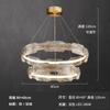 Lámpara de Araña de Cristal Postmoderna Simple de Lujo Ligero Diseñador Sala de Estar Comedor Dormitorio Sala de Modelo Dúplex Luz de Escalera