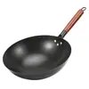 Olla de Hierro Nitrurado de Estilo Antiguo con Fondo Plano y Base Engrosada, Adecuada para Cocinas de Inducción y Estufas de Gas, Forjada a Mano para Uso Doméstico, No se Oxida Fácilmente