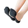 Calcetines de Verano Finos de Algodón para Mujer, Tipo Barco, Invisibles de Corte Bajo, Acolchados, Antideslizantes, Absorbentes de Sudor, Antideslizantes para Sandalias