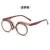 Nuevos lentes de maquillaje multicolores de montura arriba y abajo, prácticos transfronterizos para ancianos, de una sola pieza abatibles, espejo de maquillaje para pesca al por mayor