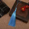 Borla Nó Chinês 13cm Seda Poliéster com Contas Marcador de Livro Presilha de Cabelo Acessórios Franja Borla Roupa Acessórios Bolsa Atacado