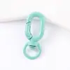 Cierre de Puerta Pequeño en Forma de U de Metal Pintado Giratorio Engrosado y Reforzado Cierre de Langosta Accesorios DIY para Bolsas y Adornos