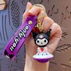 Chaveiro de PVC Cartoon Fofo Pingente de Mochila Chaveiro de Carro para Mulheres Boneca Pendurada Enfeites Pequenos Presentes