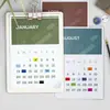 Etiquetas Coloridas à Prova d'Água para Classificação Manuscrita, Adesivos Quadrados Autoadesivos para Selagem, Adesivos Coloridos em Branco