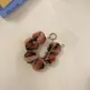 Cordón de Muñeca de Peluche de Leopardo Accesorios Móviles de Nicho Accesorios para Samsung Apple 16 Funda de Teléfono Cordón para Tarjeta