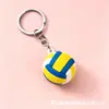 Llavero Colgante de Bola 3D Nuevo Transfronterizo, Llavero de Bola de PVC Desmontable Colgante Pequeño Accesorio Creativo