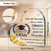 Adornos y Figures de Acrílico Transfronterizos, Regalos de Acrílico en Forma de Corazón de Amazon para Maestros y Compañeros Durante la Temporada de Graduación, En Stock