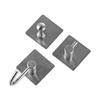 Gancho de Acero Inoxidable 304 sin Perforaciones Autoadhesivo para Pared de Baño Cocina Gancho de Tablero Cuadrado Adhesivo Transfronterizo Amazon