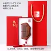 Set de caja de regalo práctica de sándalo rojo al por mayor con borlas y grabado, adecuado para regalar a clientes, uso doméstico, peine suave para el cabello, portátil para viajes