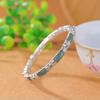 Un Ciervo Plata Esterlina S925 Jadeíta Agua Azul Corte Alto Viento Hueco Clásico Mariposa Misterioso Marca Pulsera de Plata