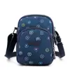 Bolso bandolera para mujer, moderno, de nailon estampado, pequeño bolso cuadrado para teléfono móvil, bolso de hombro para madre de mediana edad y anciana, monedero para llaves y monedas