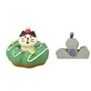 Ímã de Geladeira Gato Fofo Estilo Japonês Ins Alto Valor Magnético 3D Pão Assando Bolo Decoração de Cozinha Metabo