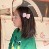 Lazo con clip lateral de algodón, pajarita para niña, horquilla para el pelo, tocado para niña pequeña, cuerda para el pelo, material hecho a mano