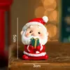 Enfeite de Mesa Papai Noel Decorações de Natal Cenário Enfeite Boneco de Neve Brinquedo Presente para Crianças