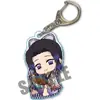 Cazador de demonios: Kimetsu No Yaiba Llavero Acrílico Tanjirou Nezuko Decoración para Bolso Colgante Pequeño Regalo del Día del Niño