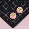 Mini Accesorios de Resina de Frutas Realistas Fresa Pinza Pequeña para el Cabello Goma para el Cabello Adorno Relleno para Juguete de Apretar