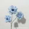 Flores Artificiais Azuis no Mesmo Esquema de Cores, Flores Artificiais para Buquês de Casamento, Flores de Seda, Arranjos Florais Decorativos, Flores Artificiais para Decorações de Teto e Arranjos Florais para Corredores