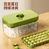 Molde para Cubitos de Hielo Fabricante de Cubitos de Hielo DIY Charola para Cubitos de Hielo Casera con Tapa Rejilla Cuadrada Almacenamiento de Hielo Juego para Hacer Hielo