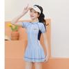 Traje de baño para niñas Verano Princesa Bebé Una pieza Protector solar Traje de baño profesional Niñas grandes 2022 Nuevo