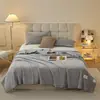 Manta de punto gofre de leche de grado A, adecuada para siestas, como funda de sofá, chal de oficina o como manta pequeña para usar en la cama