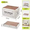 Caja de Almacenamiento Gruesa Plegable para Ropa, Juguetes, Hogar, Lado Exterior, Caravana, Caja de Almacenamiento Multifuncional para Camping