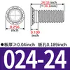 Tuercas Remachables Hechas en EE. UU. FH-256/440/632/832/0420/0518/0616-Tuercas Remachables