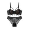 Sutiã Estilo Francês com Cores Contrastantes para Meninas, Malha Lisa, Fino e Confortável, com Bojo Fino na Parte Superior e Grosso na Parte Inferior, Sutiã Sem Alças Pure Desire com Aro