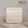 Bolsa de maquiagem com botão de pressão bolsa para guardar absorventes à prova d'água joias cabo de dados multifuncional bolsa para lenços bolsa de maquiagem multifuncional
