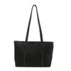 Bolsa feminina grande europeia e americana, nova bolsa casual de nicho, bolsa de ombro simples, bolsa escolar portátil