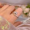 Anillo de serpiente pequeño explosivo para mujer, apertura que conserva el color, nicho personalizado, anillo de dedo ligero de lujo, serpiente espiritual transfronteriza, mesón lleno de diamantes