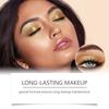 Zephoco Starlight Gold Bastão de Sombra para Olhos Multicor Lantejoula de Cristal Cor Cremosa de Longa Duração Fácil de Aplicar Maquiagem Bastão de Sombra