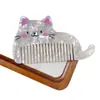Peine para el Cabello de Gato Lindo de Gama Alta Dibujos Animados Animal Espesado Peine para el Cabello de Ácido Acético Europeo y Americano Portátil Peine de Maquillaje para Mujer Nuevo Estilo