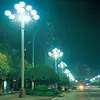 Lámpara China de Nueve Cabezas 5.6m 9 Lámparas 8.1m Lámpara de Calle Municipal Lámpara Exterior Poste Alto Lámpara de Calle Lámpara de Plaza Paisajística
