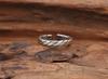 Anillo de plata de ley S925 al por mayor, joyería retro de plata tailandesa, anillo abierto simple tejido para mujer, anillo pequeño fresco