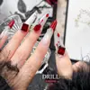 Rhinestones K9 de Base Puntiaguda en Rojo Ancora para Arte de Uñas, Decoraciones de Uñas de Lujo de Ángulo Recto Cuadrado con Forma de Corazón de Caña Alta al por Mayor