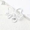 Llavero de Moño Pintado de Colores Broche de Resorte Clip para Perro Accesorios DIY Colgante Cadena para Teléfono Clip para Bolsa Regalo de Graduación