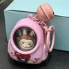 Mochila de Urso Chaveiro Luminoso Pingente de Bolsa Chaveiro com Luz Ambiente Tendência Máquina de Garra Presente Pequeno Presente Luminoso