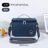 Bolsa térmica para lonchera, bolsa para lonchera de papel de aluminio engrosado, gran capacidad, adecuada para trabajadores de oficina y estudiantes para llevar el almuerzo.