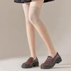 Rodilleras de Aire Acondicionado para Mujer, Calcetines Transparentes con Forro de Algodón hasta la Rodilla con Protección Solar, Antidesgarros, Calcetines Largos de Tubo Estilo Universitario Sexy