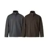 FEE THE END Top retro americano de media cremallera, cuello alto, sudadera tipo pullover, chaqueta de punto holgada para hombre, WY377