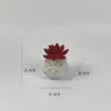 Escritório Nórdico Vidro de Borossilicato Alto Vaso de Planta Suculenta Artificial Paisagem Decoração Transparente Biomimético