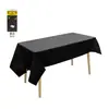 Nova Toalha de Mesa Descartável Transfronteiriça Decoração de Festa de Aniversário Toalha de Mesa Toalha de Mesa Peva Mesa de Sobremesa Toalha de Mesa de Cor Sólida Toalha de Mesa