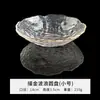 Suministro directo de fábrica creativo Xinyuan cristal sin plomo vidrio transparente irregular Phnom Penh disco ondulado vajilla